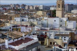 Viennaslide-05450103 Spanien, Valencia, Stadtpanorama von Torres de Serranos // Spain, Valencia, Panorama from Torres de Serranos