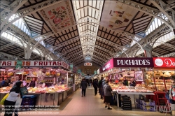 Viennaslide-05451006 Spanien, Valencia, Mercat Central, zentrale Markthalle, Architekten Alejandro Soler March, Francisco Guardia, Enrique Viedma, Angel Romani 1914-1928 // Spain, Valencia, Mercat Central, Central Market, Architects Alejandro Soler March, Francisco Guardia, Enrique Viedma, Angel Romani 1914-1928