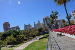 Viennaslide-05451127 Valencia, Turia-Park, Pont de les Flors, Blumenbrücke // Valencia, Turia Gardens, Pont de les Flors, Flower Bridge