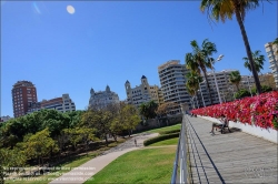 Viennaslide-05451127 Valencia, Turia-Park, Pont de les Flors, Blumenbrücke // Valencia, Turia Gardens, Pont de les Flors, Flower Bridge