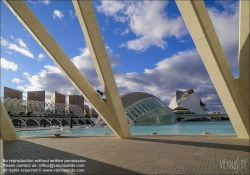 Viennaslide-05451793 Spanien, Valencia, Santiago Calatrava, Ciutat de les Arts i les Ciències, Stadt der Künste und Wissenschaften // Spain, Valencia, Santiago Calatrava, City of Arts an Sciences, Ciutat de les Arts i les Ciències