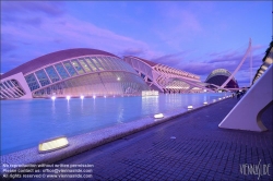 Viennaslide-05451801 Spanien, Valencia, Santiago Calatrava, Ciutat de les Arts i les Ciències, Stadt der Künste und Wissenschaften, L’Hemisfèric (Kino) // Spain, Valencia, Santiago Calatrava, City of Arts an Sciences, Ciutat de les Arts i les Ciències, L’Hemisfèric (Cinema)