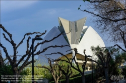 Viennaslide-05451860 Spanien, Valencia, Santiago Calatrava, Ciutat de les Arts i les Ciències, Stadt der Künste und Wissenschaften // Spain, Valencia, Santiago Calatrava, City of Arts an Sciences, Ciutat de les Arts i les Ciències