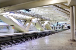 Viennaslide-05451947 Spanien, Valencia, U-Bahn-Station Alameda von Santiago Calatrava, 1995, Bahnsteigebene // Spain, Valencia, Metro Station Alameda by Santiago Calatrava, 1995, Platform Level