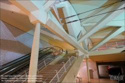 Viennaslide-05451959 Spanien, Valencia, U-Bahn-Station Alameda von Santiago Calatrava, 1995, Bahnsteigebene // Spain, Valencia, Metro Station Alameda by Santiago Calatrava, 1995, Platform Level