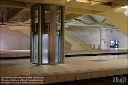 Viennaslide-05451971 Spanien, Valencia, U-Bahn-Station Alameda von Santiago Calatrava, 1995, Bahnsteigebene // Spain, Valencia, Metro Station Alameda by Santiago Calatrava, 1995, Platform Level