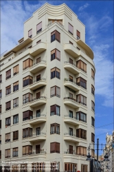 Viennaslide-05452102 Spanien, Valencia, modernistischer Wohnbau, um 1930 // Spain, Valencia, Modernistic House, around 1930