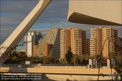 Viennaslide-05452302 Spanien, Valencia, Av de Franca, moderne Wohnbauten // Spain, Valencia, Av de Franca, modern Housing