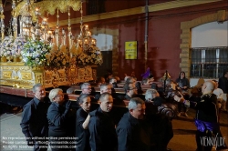 Viennaslide-05454005 Valencia, Stadtteil Grau (Grao), religiöser Umzug Procesion General del Santo Entierro (Heilige Beerdigung) // Valencia, Grau (Grao) District, religious Parade Procesion General del Santo Entierro