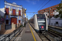 Viennaslide-05459217 Valencia, U-Bahn-Station Meliana // Valencia, Metro Station Meliana