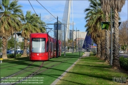 Viennaslide-05459412 Spanien, Valencia, Straßenbahnlinie 10, Bombardier Flexity Outlook // Spain, Valencia, Tram Line 10, Bombardier Flexity Outlook