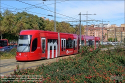 Viennaslide-05459430 Spanien, Valencia, Straßenbahn, Linie 4, Pont de Fusta // Spain, Valencia, Streetcar, Tramway, Line 4, Pont de Fusta Station