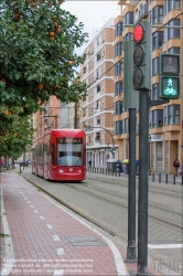 Viennaslide-05459435 Spanien, Valencia, Straßenbahnlinie 6, Francesc Cubells // Spain, Valencia, Streetcar, Tramway Line 6, Francesc Cubells