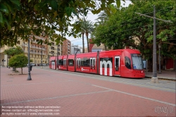 Viennaslide-05459441 Spanien, Valencia, Straßenbahn, Linie 8, Grau - La Marina // Spain, Valencia, Streetcar, Tramway, Line 8, Grau - La Marina