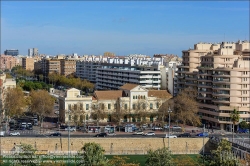 Viennaslide-05459443 Spanien, Valencia, Straßenbahn, Estación del Puente de Madera // Spain, Valencia, Streetcar, Tramway, Estación del Puente de Madera