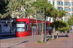Viennaslide-05459457 Spanien, Valencia, Straßenbahn,  Linie 6, Grau - La Marina // Spain, Valencia, Streetcar, Tramway, Line 6, Grau - La Marina