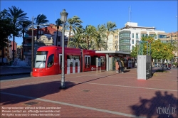 Viennaslide-05459458 Spanien, Valencia, Straßenbahn,  Linie 6, Grau - La Marina // Spain, Valencia, Streetcar, Tramway, Line 6, Grau - La Marina