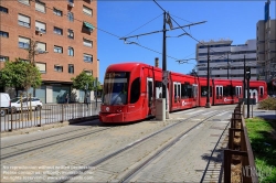 Viennaslide-05459470 Spanien, Valencia, Straßenbahn, Bombardier Flexity Outlook // Spain, Valencia, Tramway, Bombardier Flexity Outlook