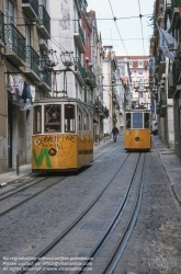 Viennaslide-05618302 Lissabon, Elevador da Bica (Standseilbahn) - Lisboa, Elevador da Bica