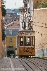 Viennaslide-05618303 Lissabon, Elevador da Bica (Standseilbahn) - Lisboa, Elevador da Bica