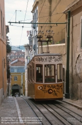 Viennaslide-05618308 Lissabon, Elevador da Bica (Standseilbahn) - Lisboa, Elevador da Bica