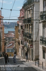 Viennaslide-05618309 Lissabon, Elevador da Bica (Standseilbahn) - Lisboa, Elevador da Bica