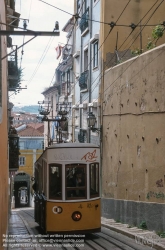 Viennaslide-05618310 Lissabon, Elevador da Bica (Standseilbahn) - Lisboa, Elevador da Bica