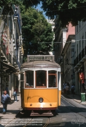 Viennaslide-05619115 Lissabon, Strassenbahn, Alfama - Lisboa, Tramway, Alfama