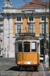 Viennaslide-05619118 Lissabon, Strassenbahn, Praca do Comercio  - Lisboa, Tramway, Praca do Comercio