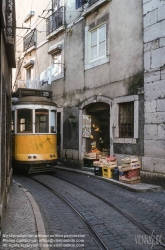 Viennaslide-05619123 Lissabon, Strassenbahn, Escolas Gerais - Lisboa, Tramway, Escolas Gerais