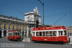 Viennaslide-05619133 Lissabon, Strassenbahn, Praca do Comercio  - Lisboa, Tramway, Praca do Comercio