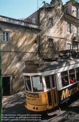 Viennaslide-05619146 Lissabon, Strassenbahn Travessa de Sao Tome - Lisboa, Tramway, Travessa de Sao Tome