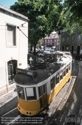 Viennaslide-05619148 Lissabon, Strassenbahn Travessa de Sao Tome - Lisboa, Tramway, Travessa de Sao Tome