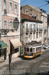 Viennaslide-05619151 Lissabon, Strassenbahn, Rua das Escolas Gerais - Lisboa, Tramway, Rua das Escolas Gerais