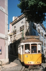 Viennaslide-05619152 Lissabon, Strassenbahn, Escolas Gerais - Lisboa, Tramway, Escolas Gerais