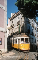 Viennaslide-05619153 Lissabon, Strassenbahn, Escolas Gerais - Lisboa, Tramway, Escolas Gerais
