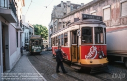 Viennaslide-05619159 Lissabon, Strassenbahn, Escolas Gerais - Lisboa, Tramway, Escolas Gerais