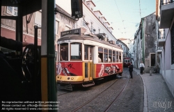 Viennaslide-05619163 Lissabon, Strassenbahn, Escolas Gerais - Lisboa, Tramway, Escolas Gerais