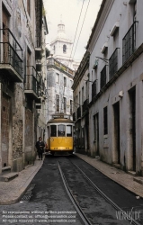 Viennaslide-05619166 Lissabon, Strassenbahn, Escolas Gerais - Lisboa, Tramway, Escolas Gerais