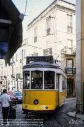 Viennaslide-05619170 Lissabon, Strassenbahn, Calcao da Sao Vicente - Lisboa, Tramway, Calcao da Sao Vicente