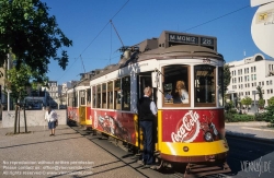 Viennaslide-05619175 Lissabon, Strassenbahn, Martim Moniz - Lisboa, Tramway, Martim Moniz