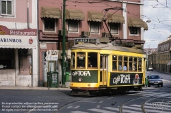 Viennaslide-05619187 Lissabon, Strassenbahn, Largo das Fontainhas - Lisboa, Tramway, Largo das Fontainhas