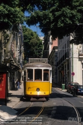 Viennaslide-05619193 Lissabon, Strassenbahn, Alfama - Lisboa, Tramway, Alfama