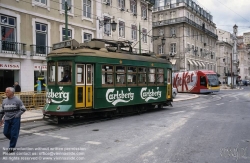 Viennaslide-05619201 Lissabon, Strassenbahn, Praca de Figuera - Lisboa, Tramway, Praca de Figuera