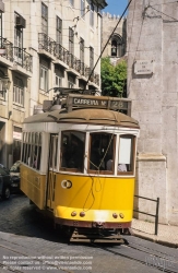 Viennaslide-05619207 Lissabon, Strassenbahn, Largo da Madalena - Lisboa, Tramway, Largo da Madalena