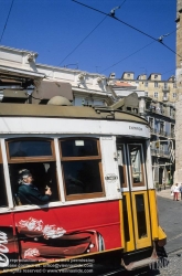 Viennaslide-05619210 Lissabon, Strassenbahn, Largo da Se - Lisboa, Tramway, Largo da Se