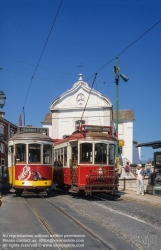 Viennaslide-05619216 Lissabon, Strassenbahn, Rua Limoeiro - Lisboa, Tramway, Rua Limoeiro