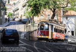 Viennaslide-05619218 Lissabon, Strassenbahn Travessa de Sao Tome - Lisboa, Tramway, Travessa de Sao Tome