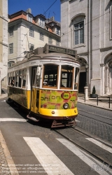 Viennaslide-05619223 Lissabon, Strassenbahn, Largo da Madalena - Lisboa, Tramway, Largo da Madalena