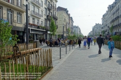 Viennaslide-05812113 Brüssel, Boulevard Anspach, Umbau zur Fußgeherzone - Brussels, Boulevard Anspach, Conversion to a Pedestrian Area